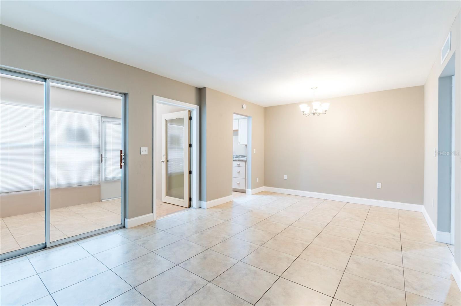 living, porch and dining area!
