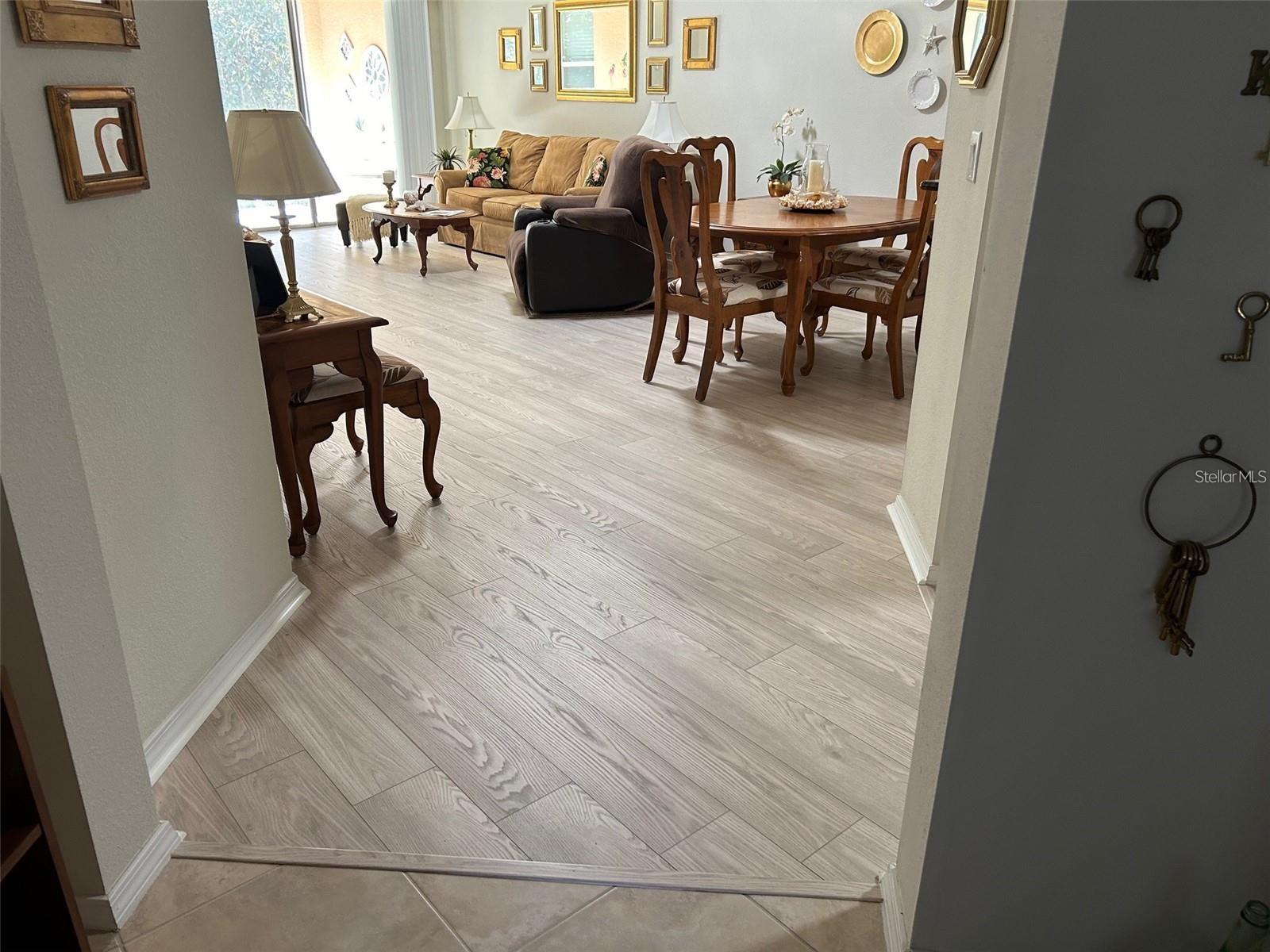 Entrance to living room
