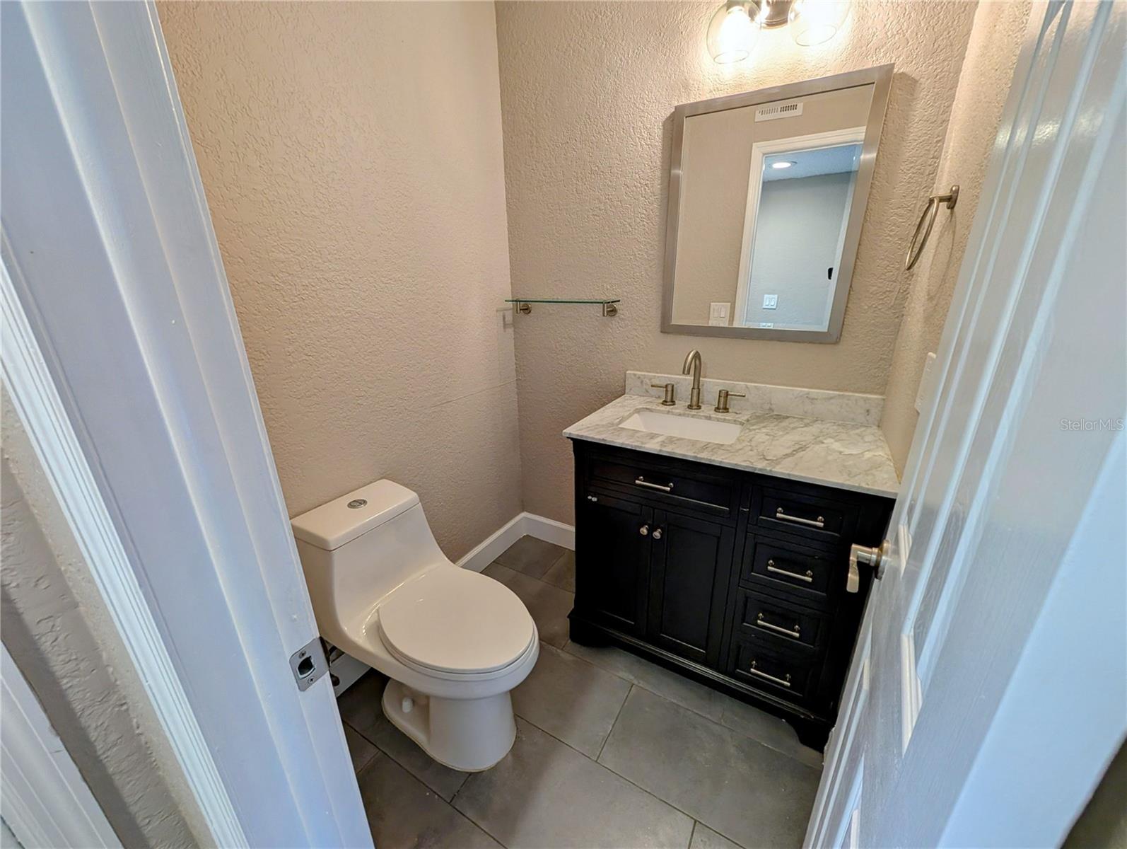 Half Bath on First Floor