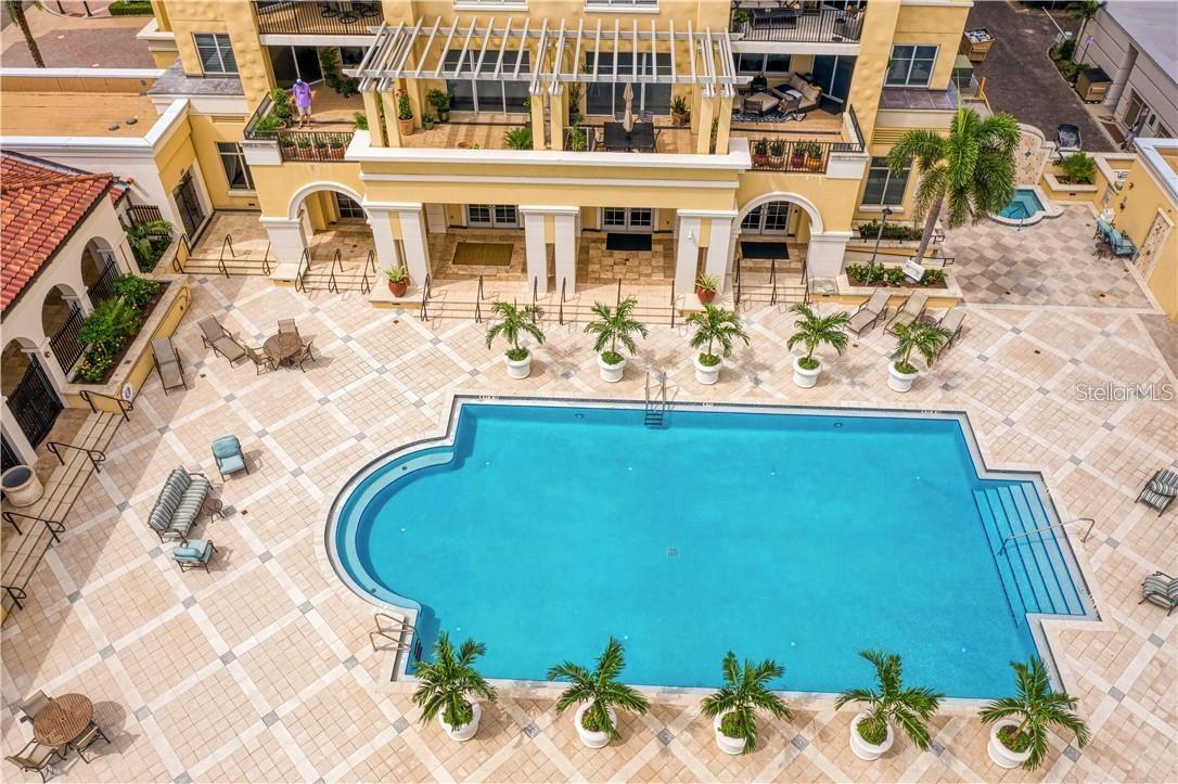 Resort style pool on 3rd floor/amenities level
