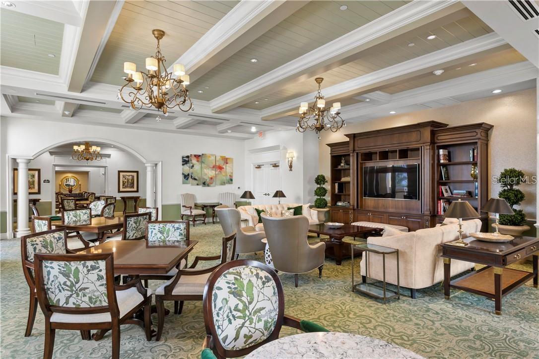 Social Room has several adjoining rooms to accommodate large gatherings