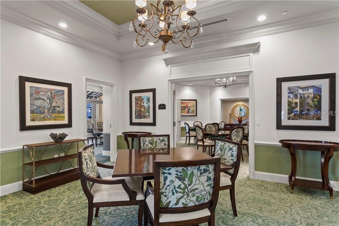 More areas within the social room.  The room through the single door on the left is a board room.