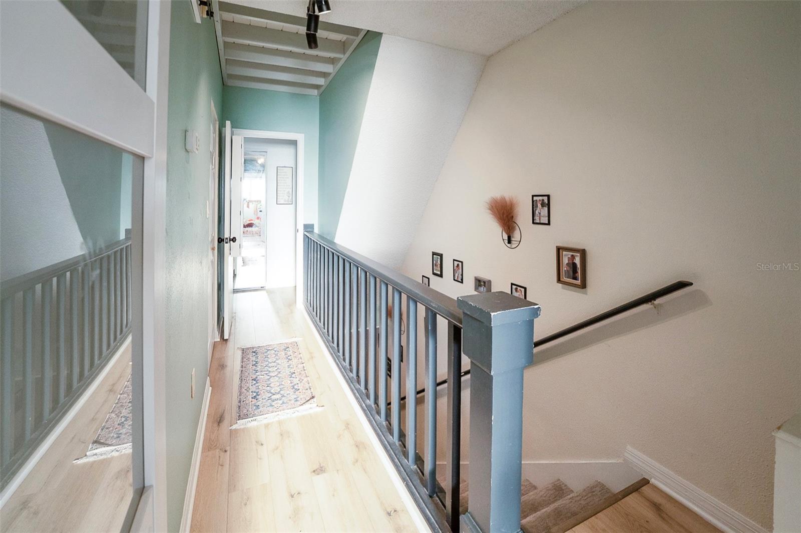 Hall to 2nd level bedrooms