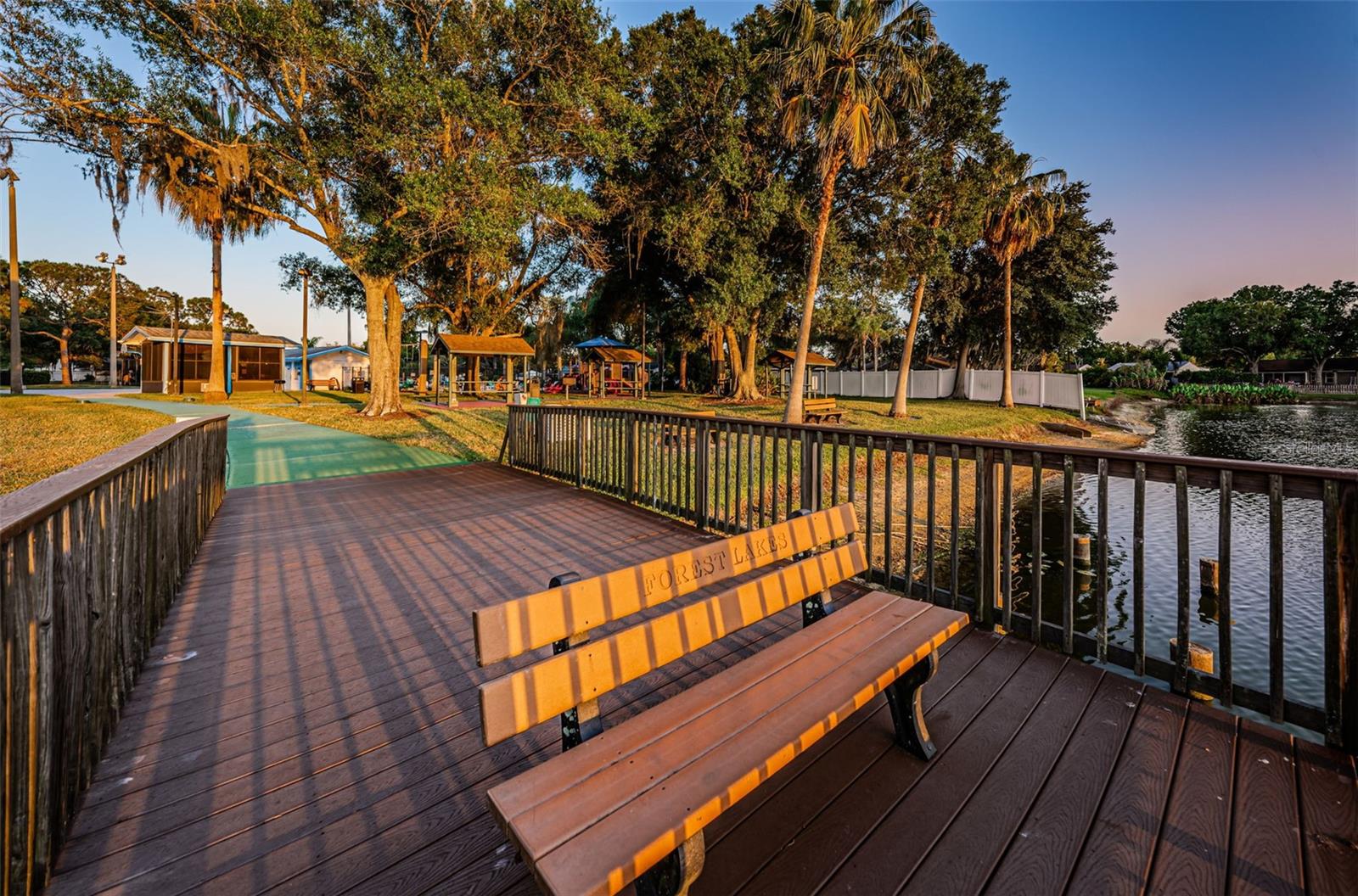 Forest Lakes Dock and Water View