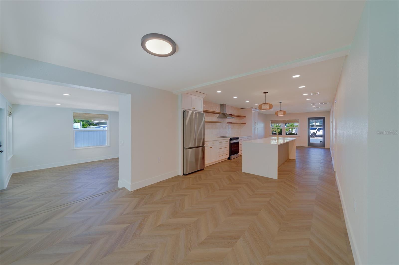 kitchen from dining