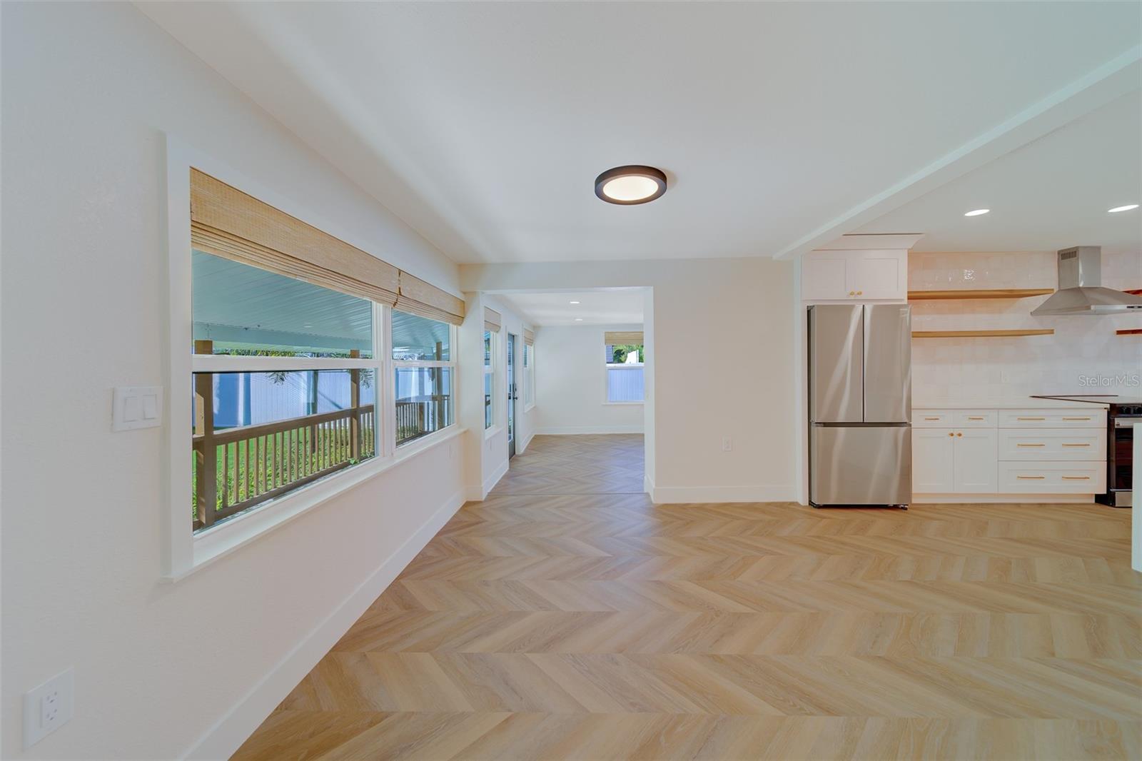 kitchen from dining