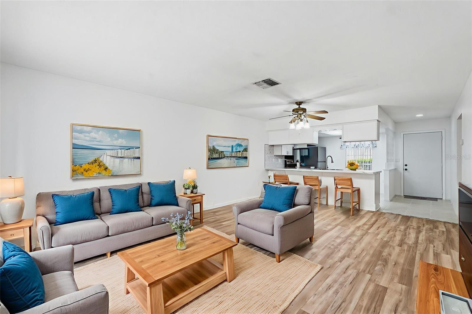 Virtual Staging of Living Room