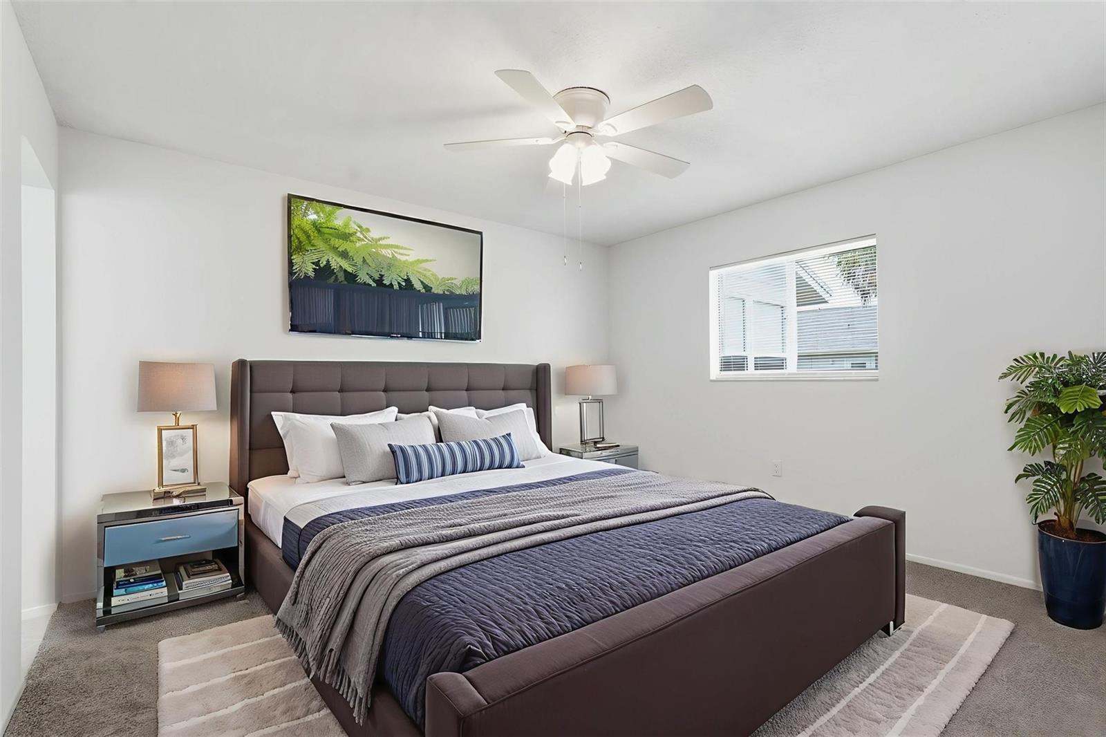 Primary Bedroom- Virtual staged