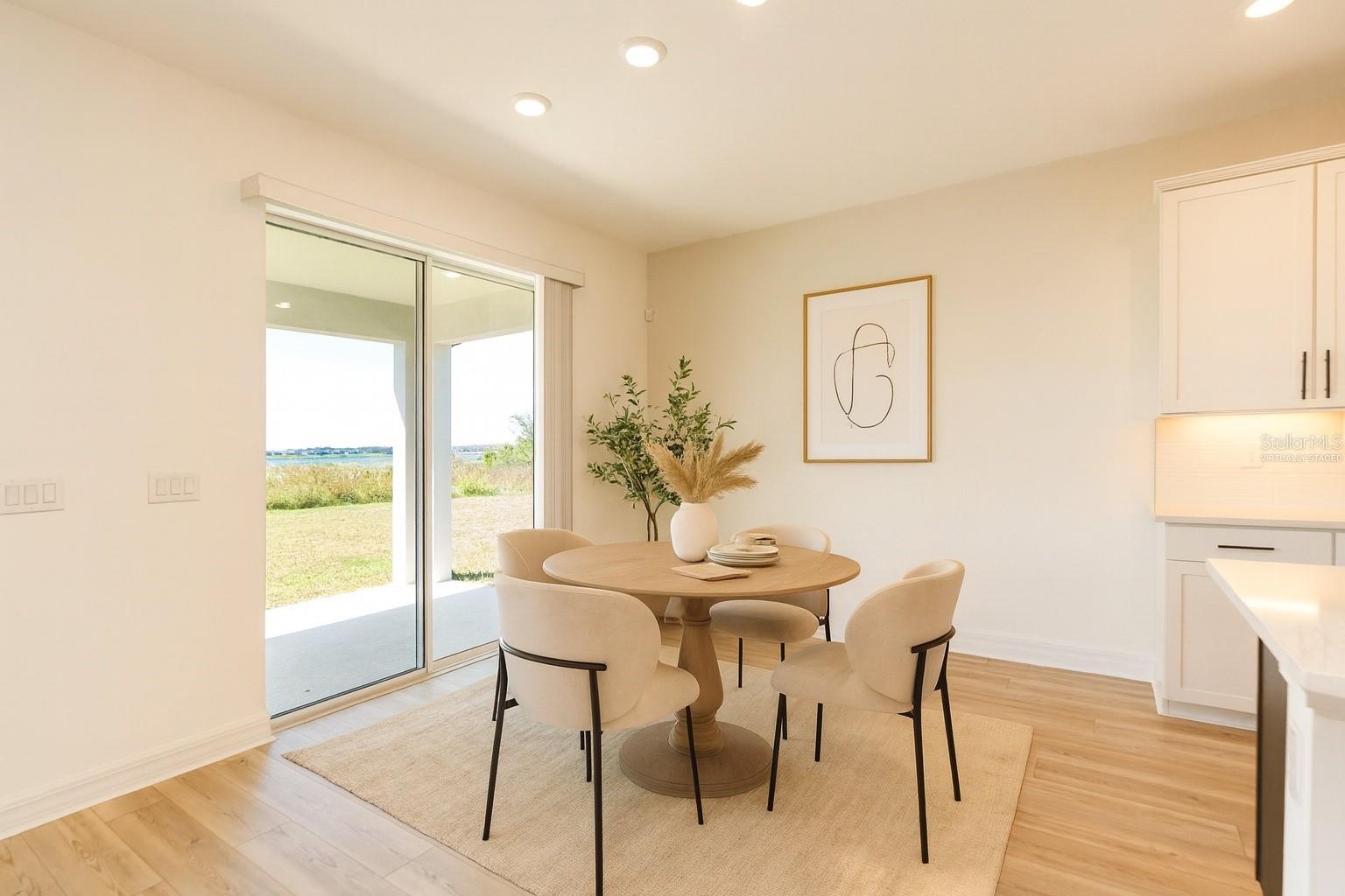 Breakfast nook. Virtually staged.