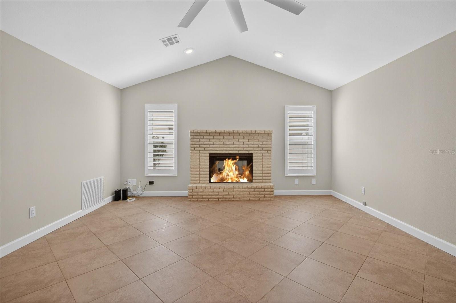 Family Room / Fireplace