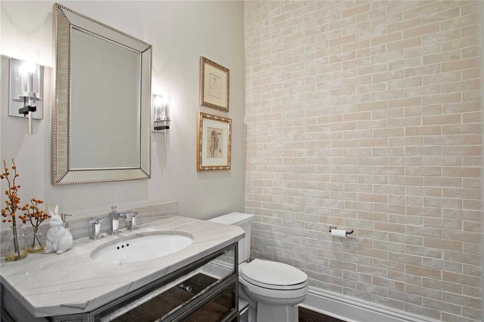 DOWNSTAIRS POWDER ROOM