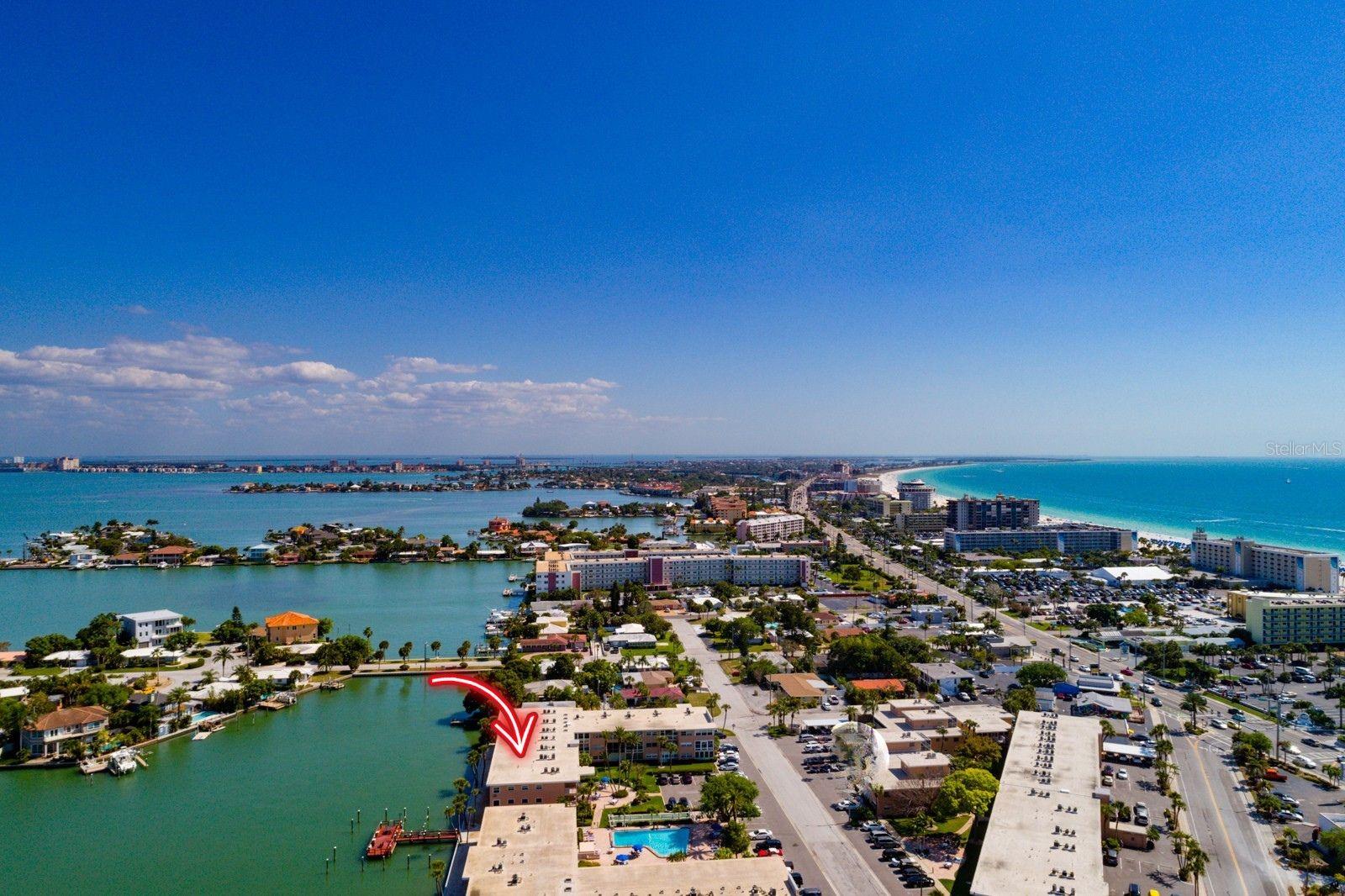 #55 on Boca Ciega Bay & a short walk to the Gulf of Mexico.