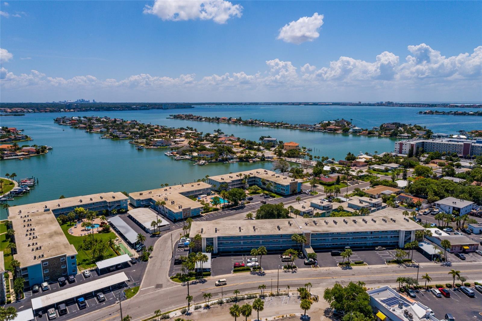 Sylvette condos on Boca Ciega Bay.