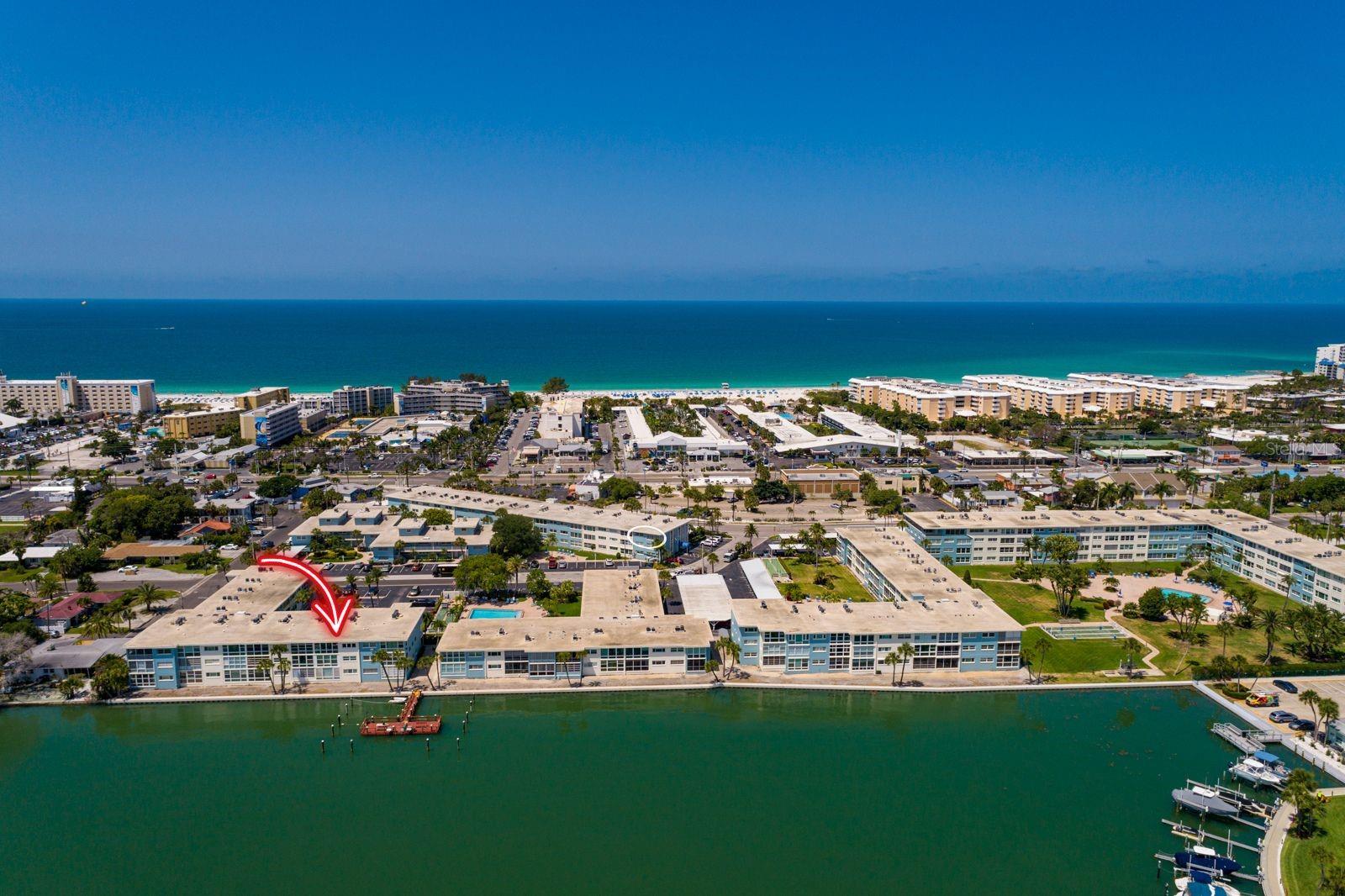 #55 is a short walk to the beach or relax on the dock.