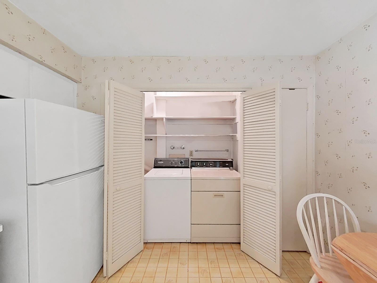 Laundry Area with Storage Space -Next to Pantry