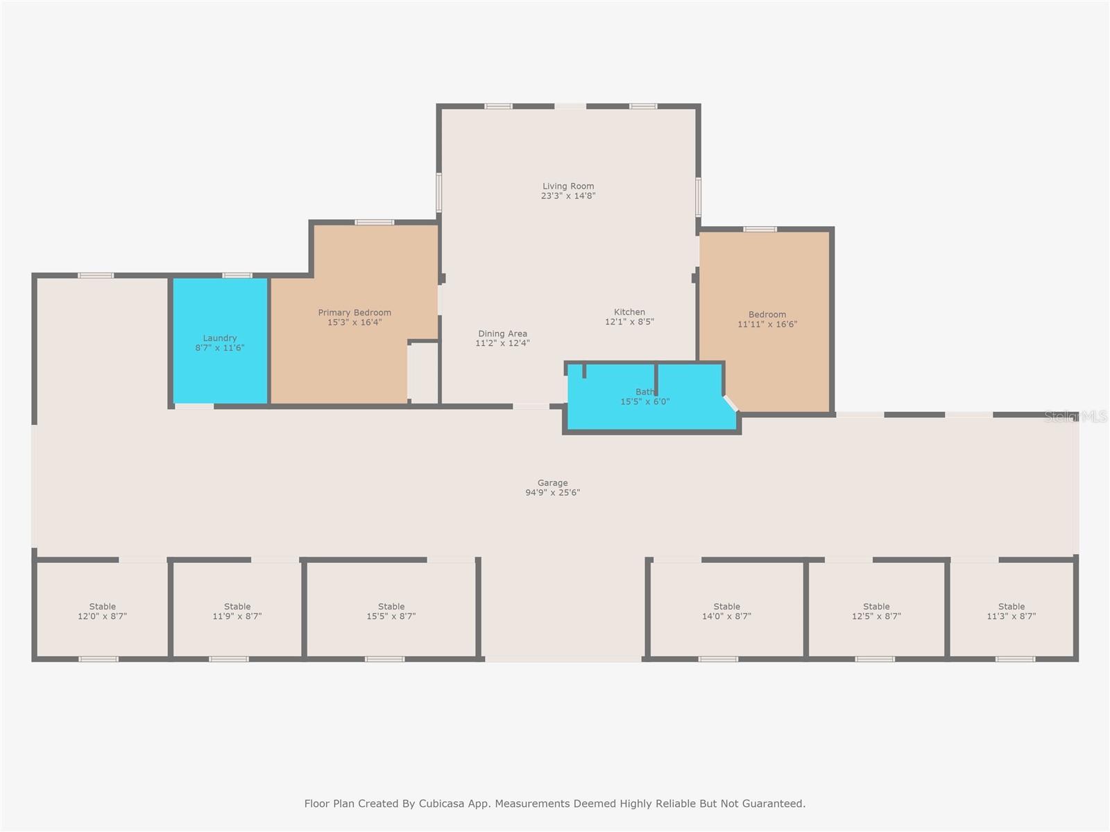 Barn and Barn Apartment Floor Plan