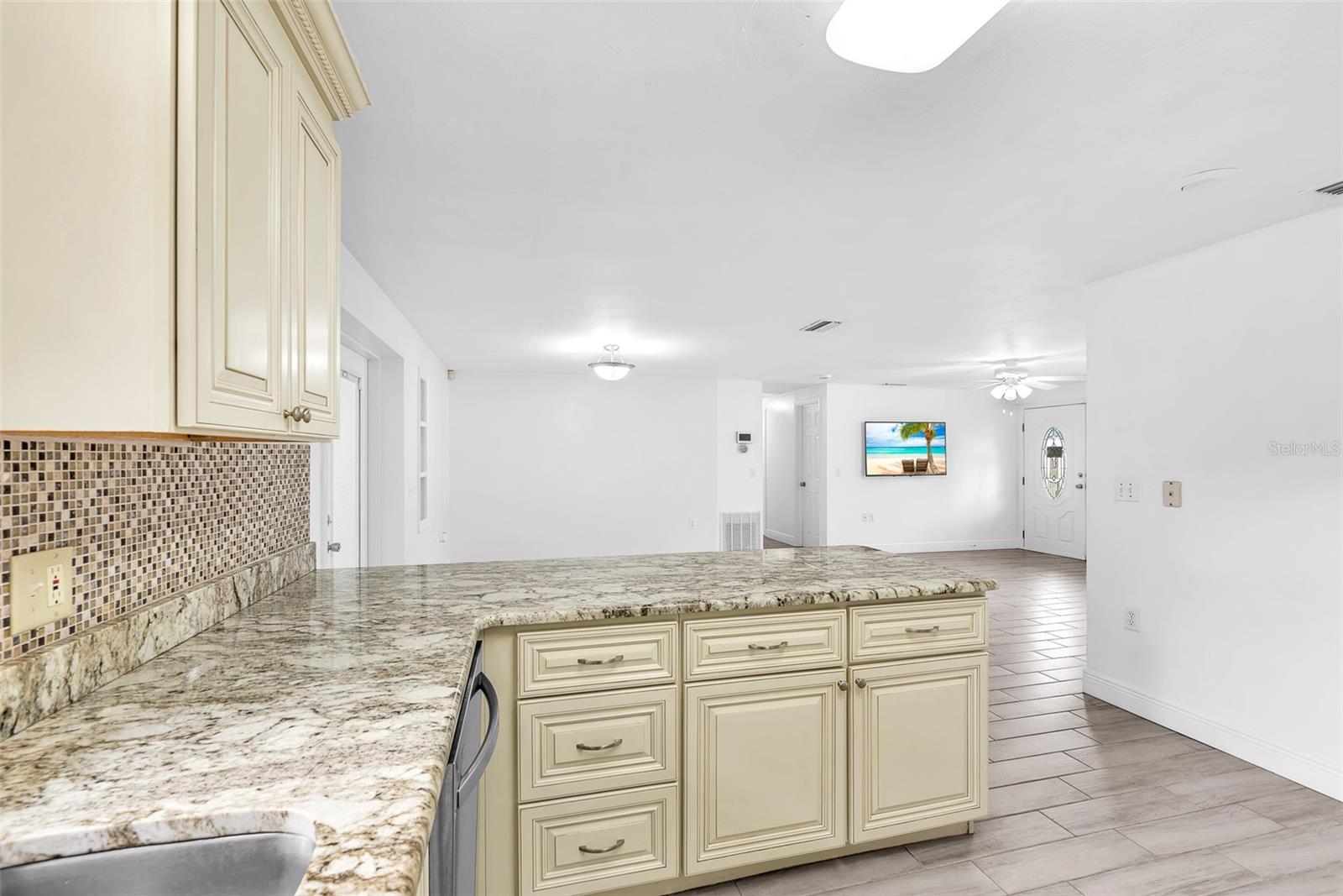 There is plenty of prep area for everyday convenience and entertaining.