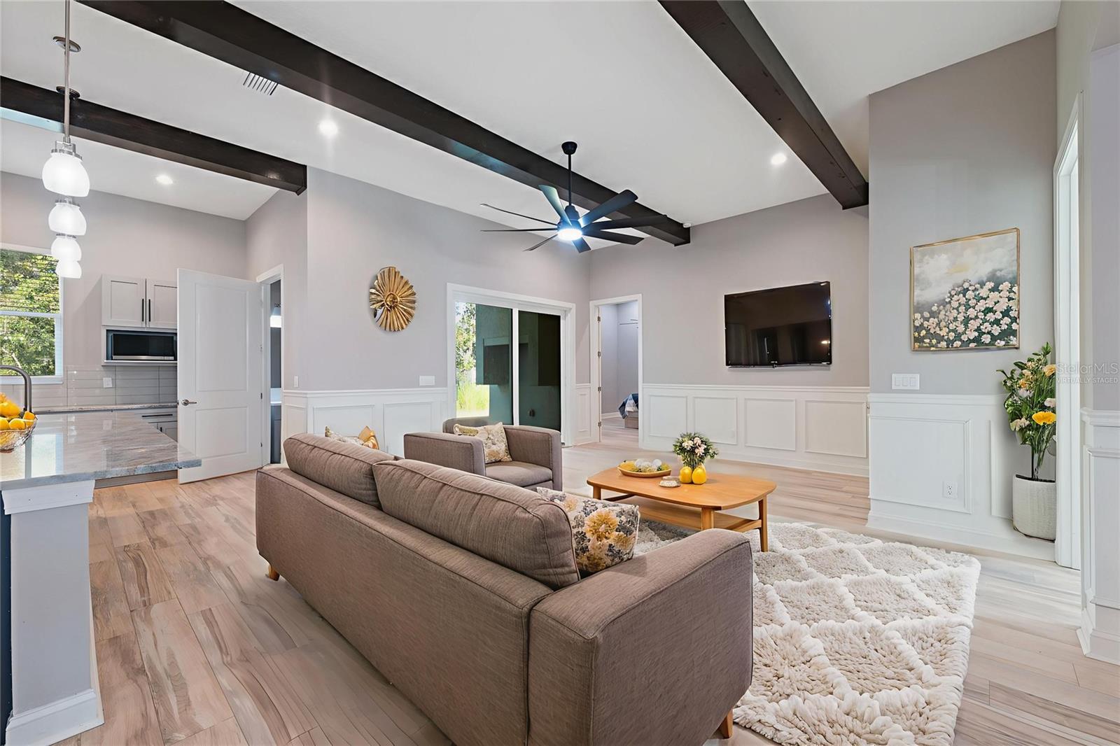 Living (Virtually Staged)