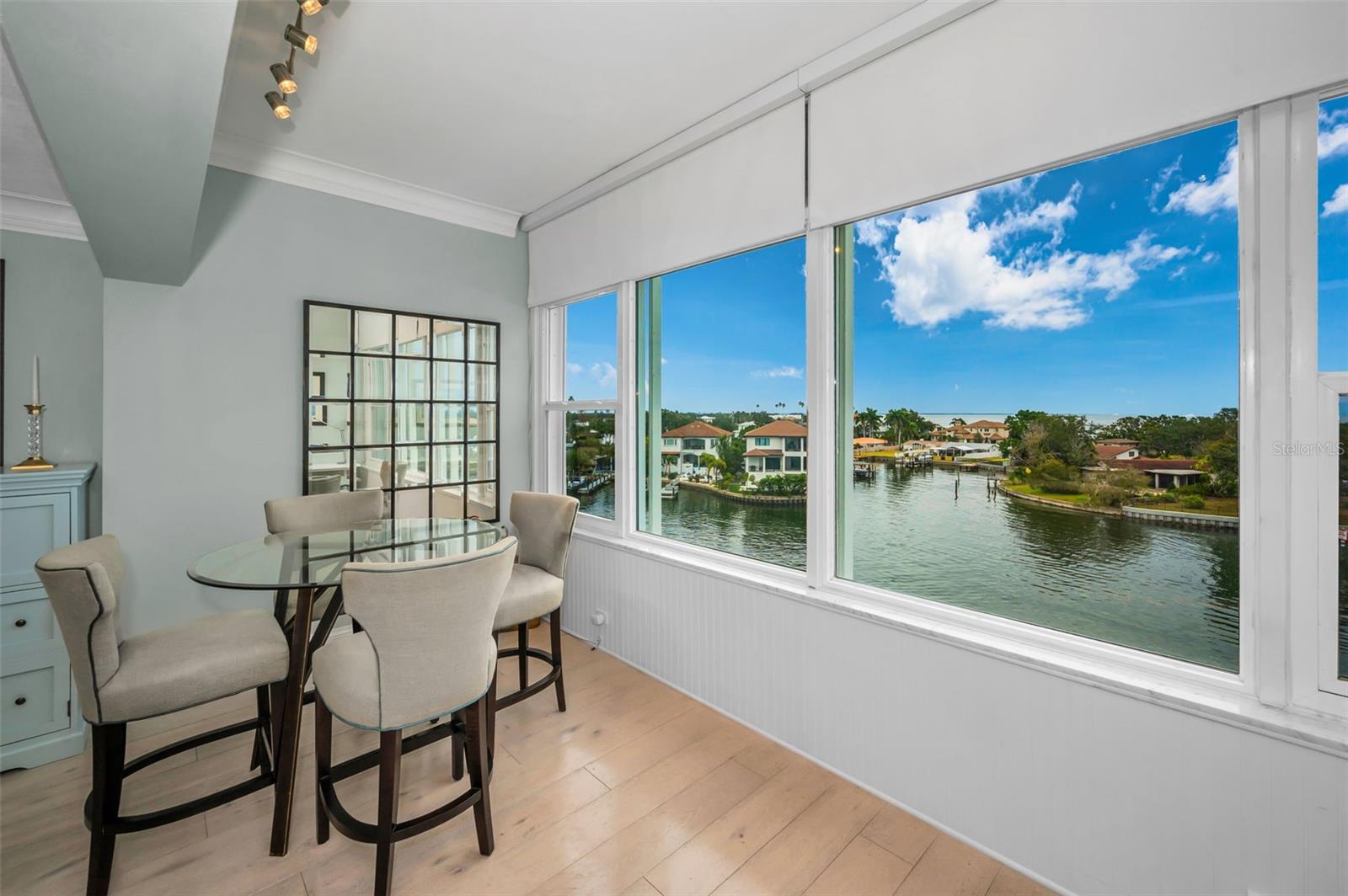 Enjoy your morning coffee overlooking amazing water views