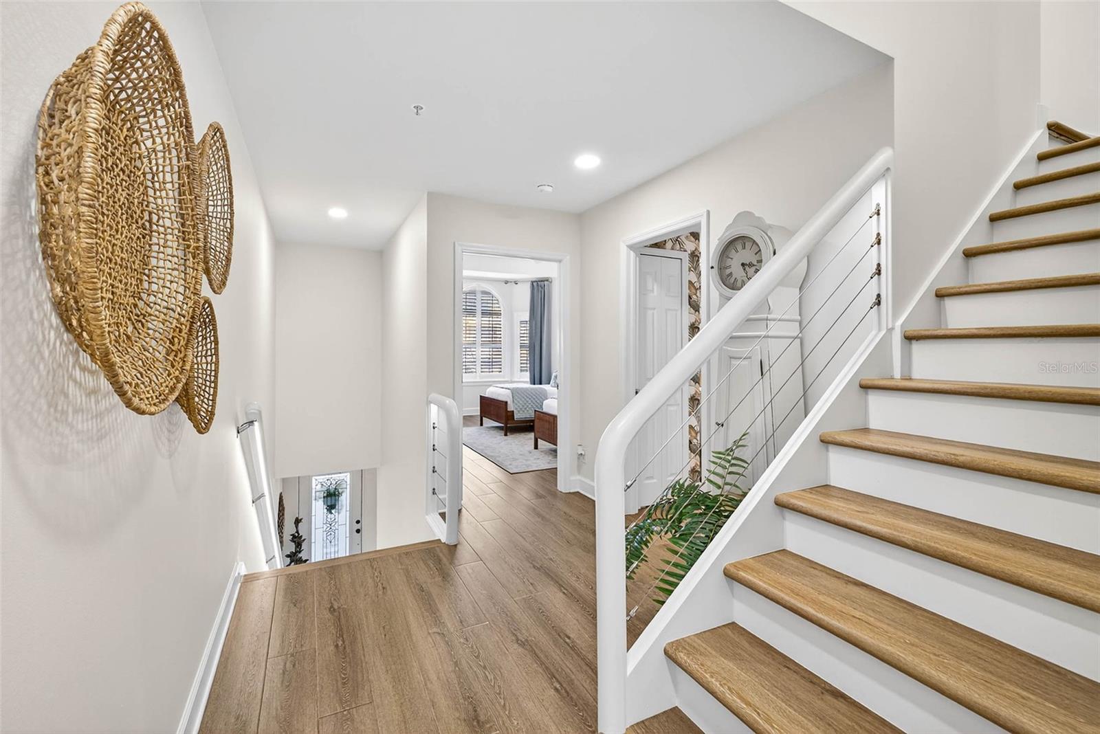 Entry to first level