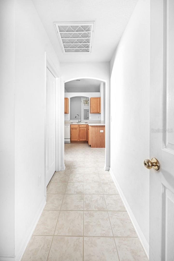 GARAGE VIEW INTO KITCHEN