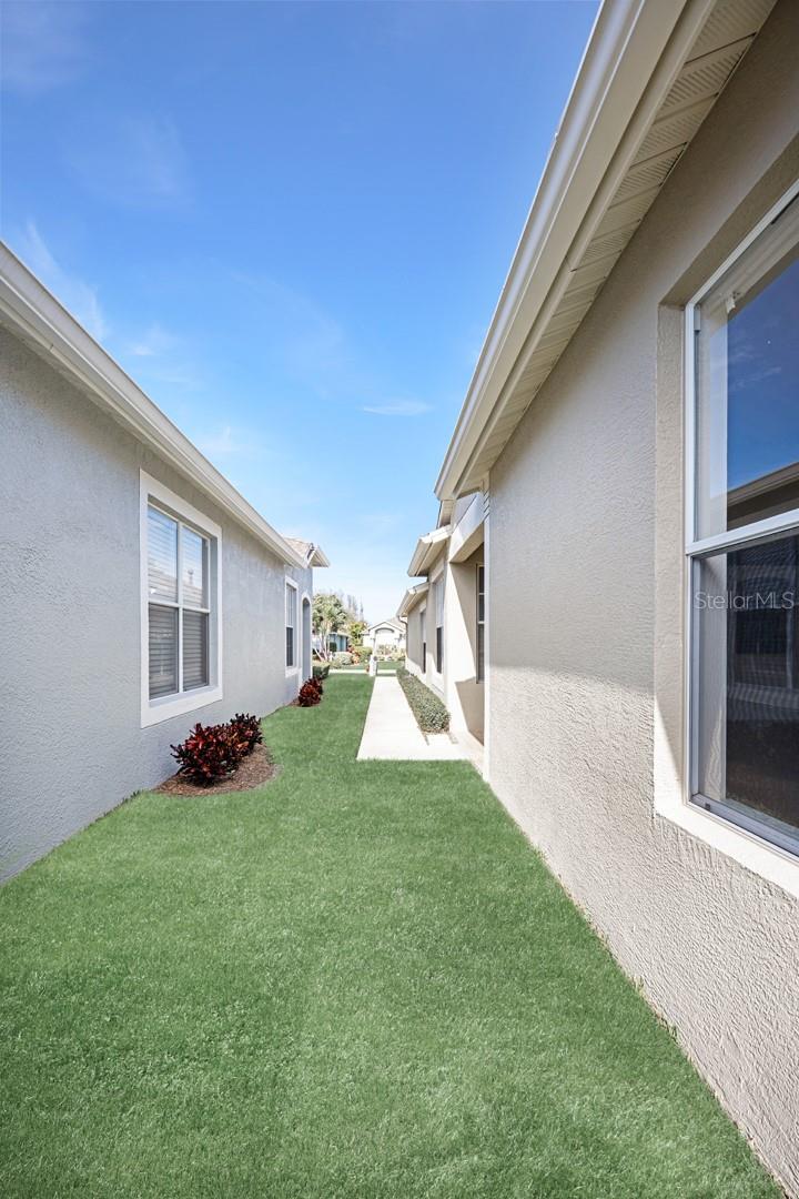 SHARED GREEN SPACE WITH NEIGHBOR