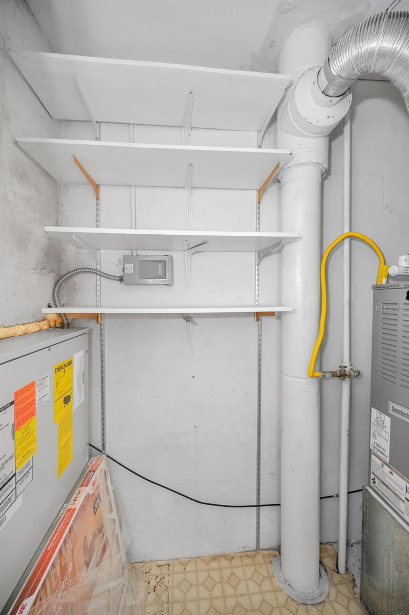 Interior Utility Closet w/A/C Access