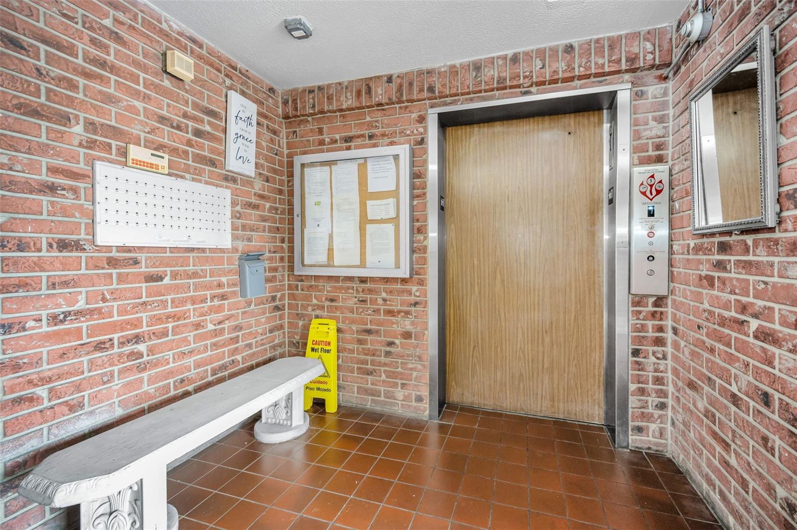 Elevator on Ground Floor Entryway