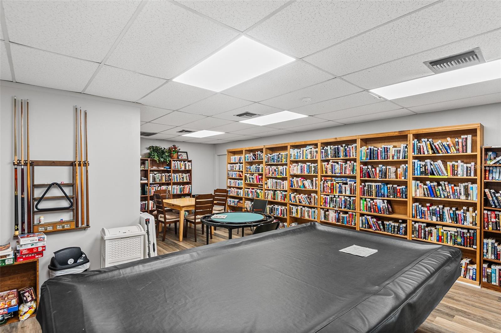 Clubhouse Library/Pool Table