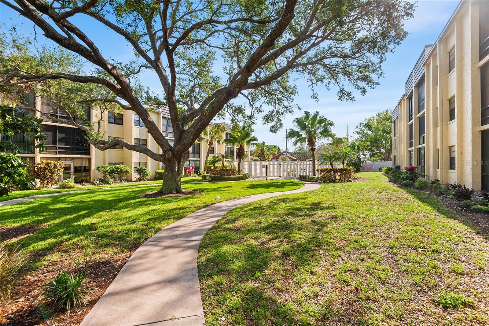 Courtyard to second Pool.