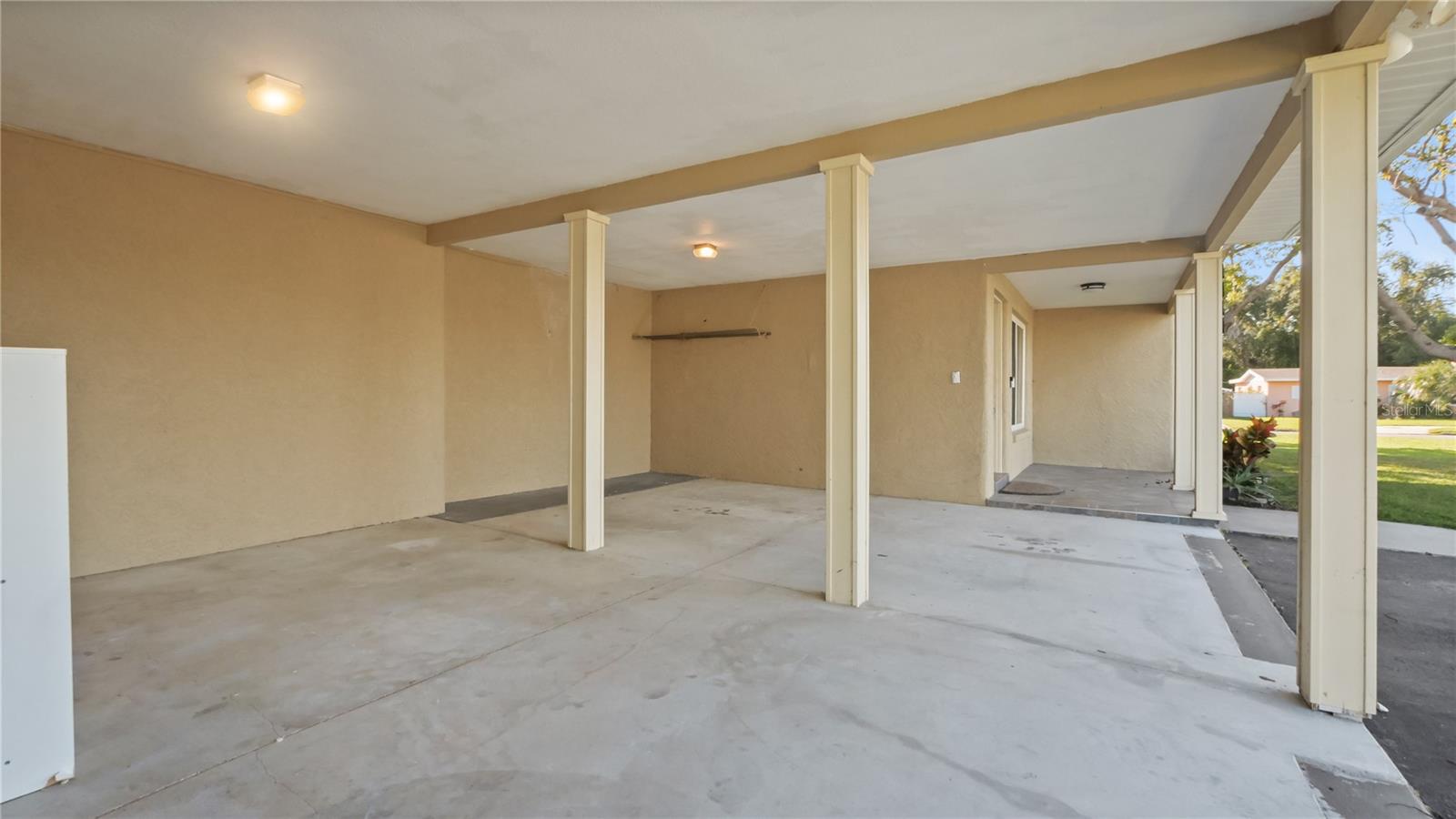 Oversized 2 car carport