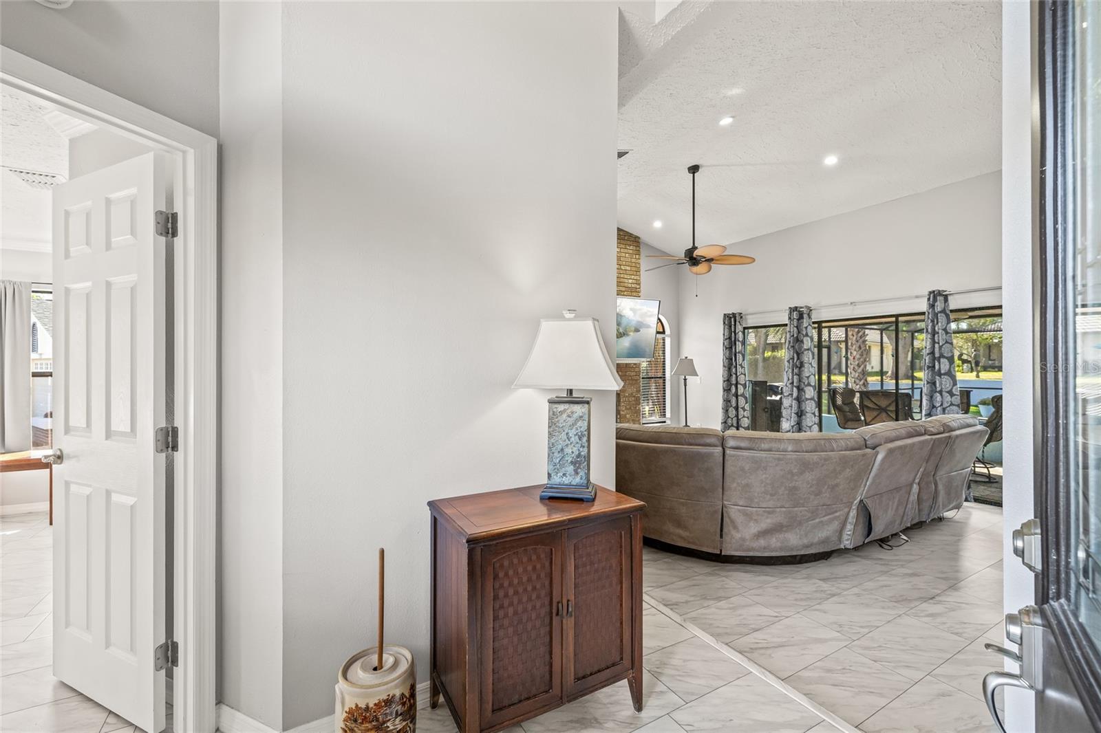 Entry way into the house