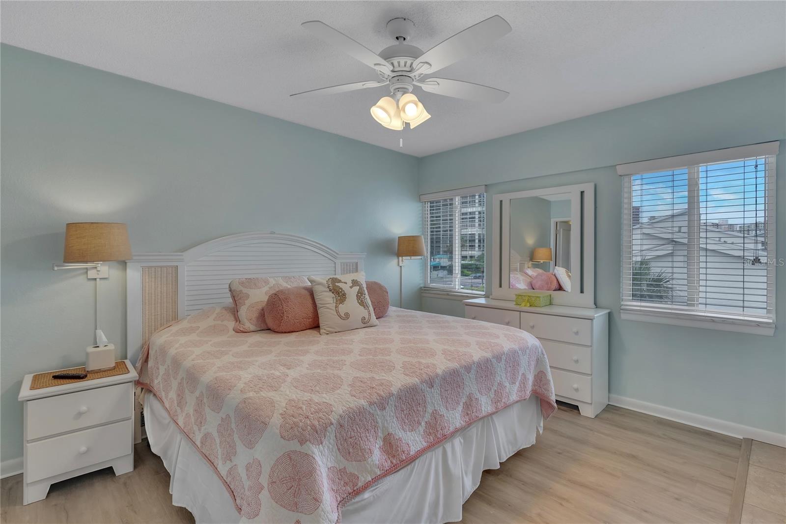 3rd bedroom upstairs and lovely views.