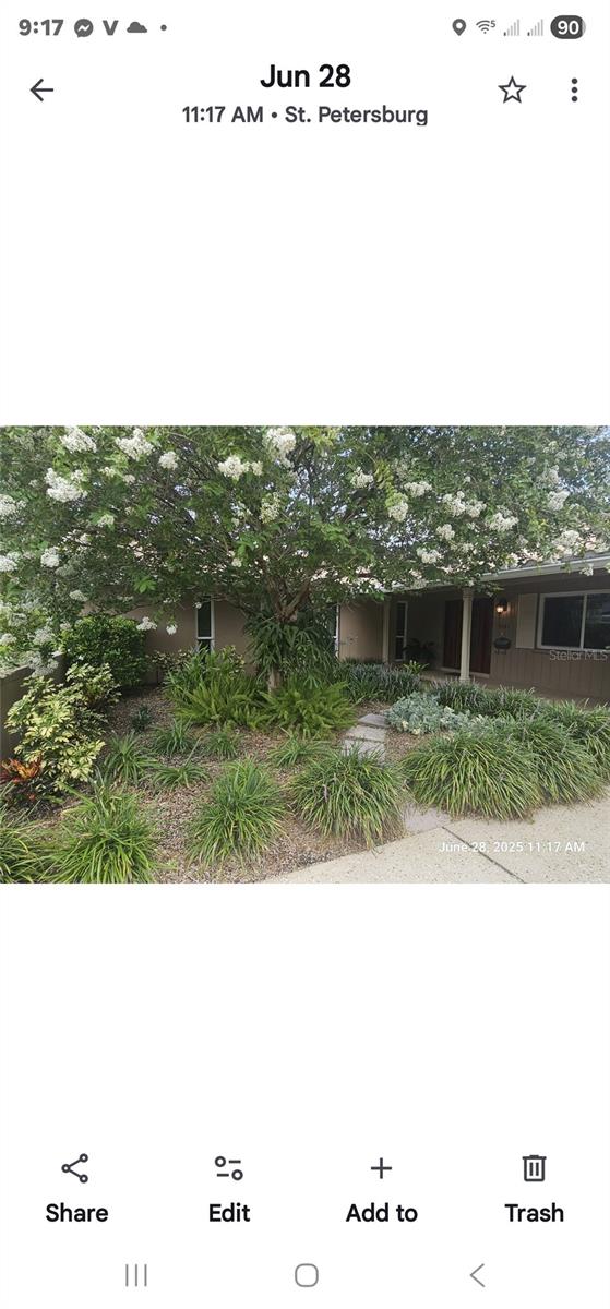 Serene and relaxing Courtyard greets you as you approach your new home.