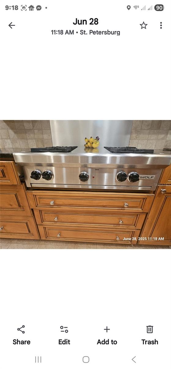 Wolfe Natural Gas Range