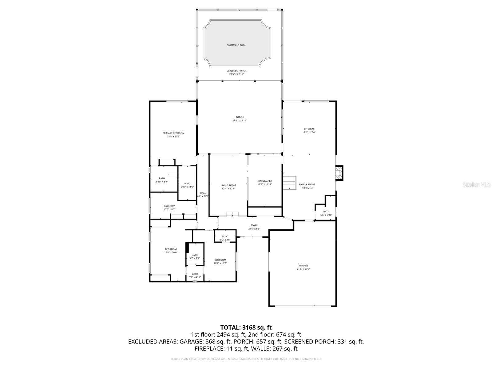 Large living space for your indoor and outdoor pleasure