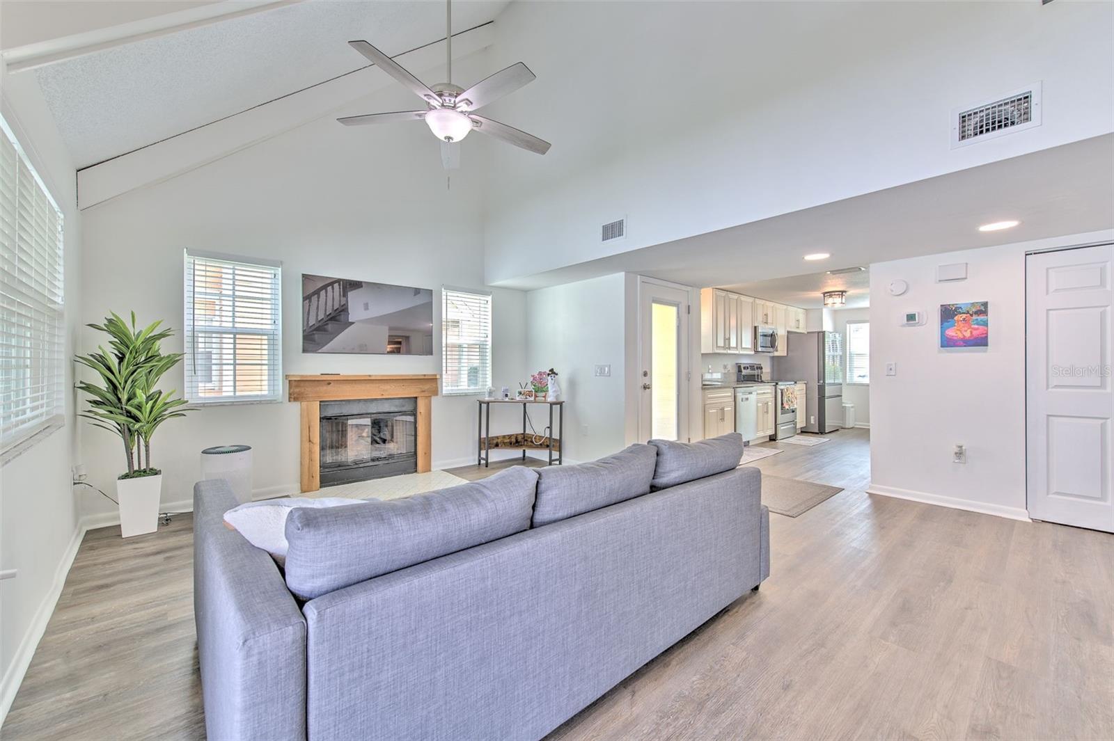 View from refurnished steps!