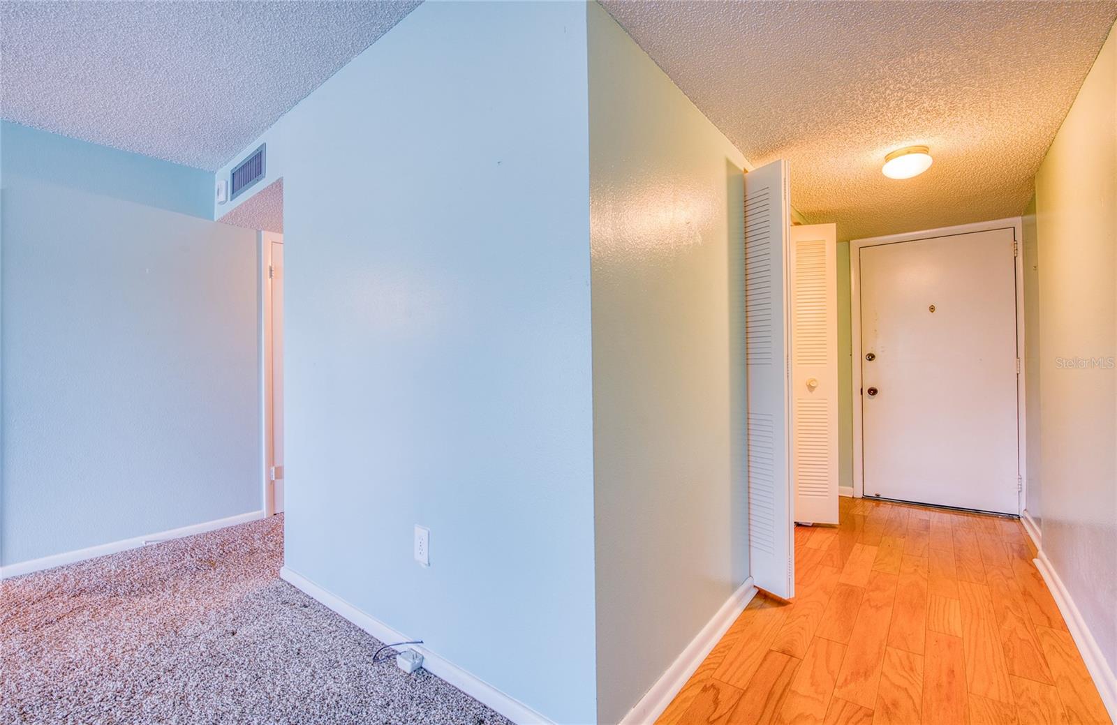 ENTRYWAY WITH COAT CLOSET