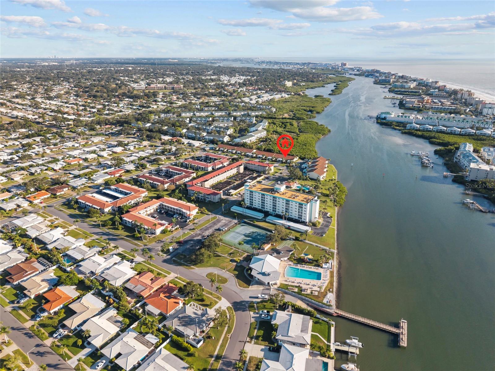 A short walk to enjoy sunsets at the dock