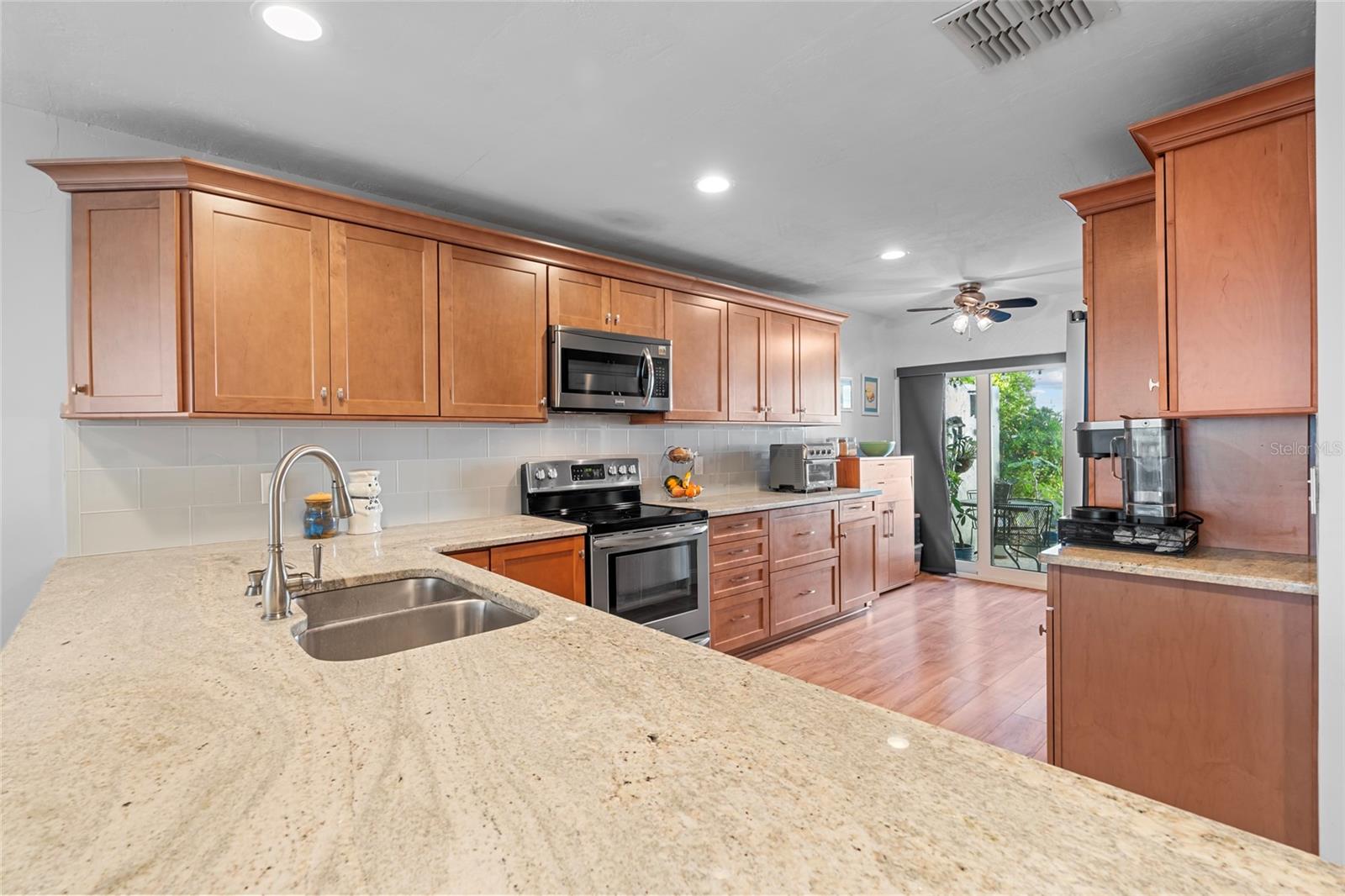Updated Kitchen with granite countertops