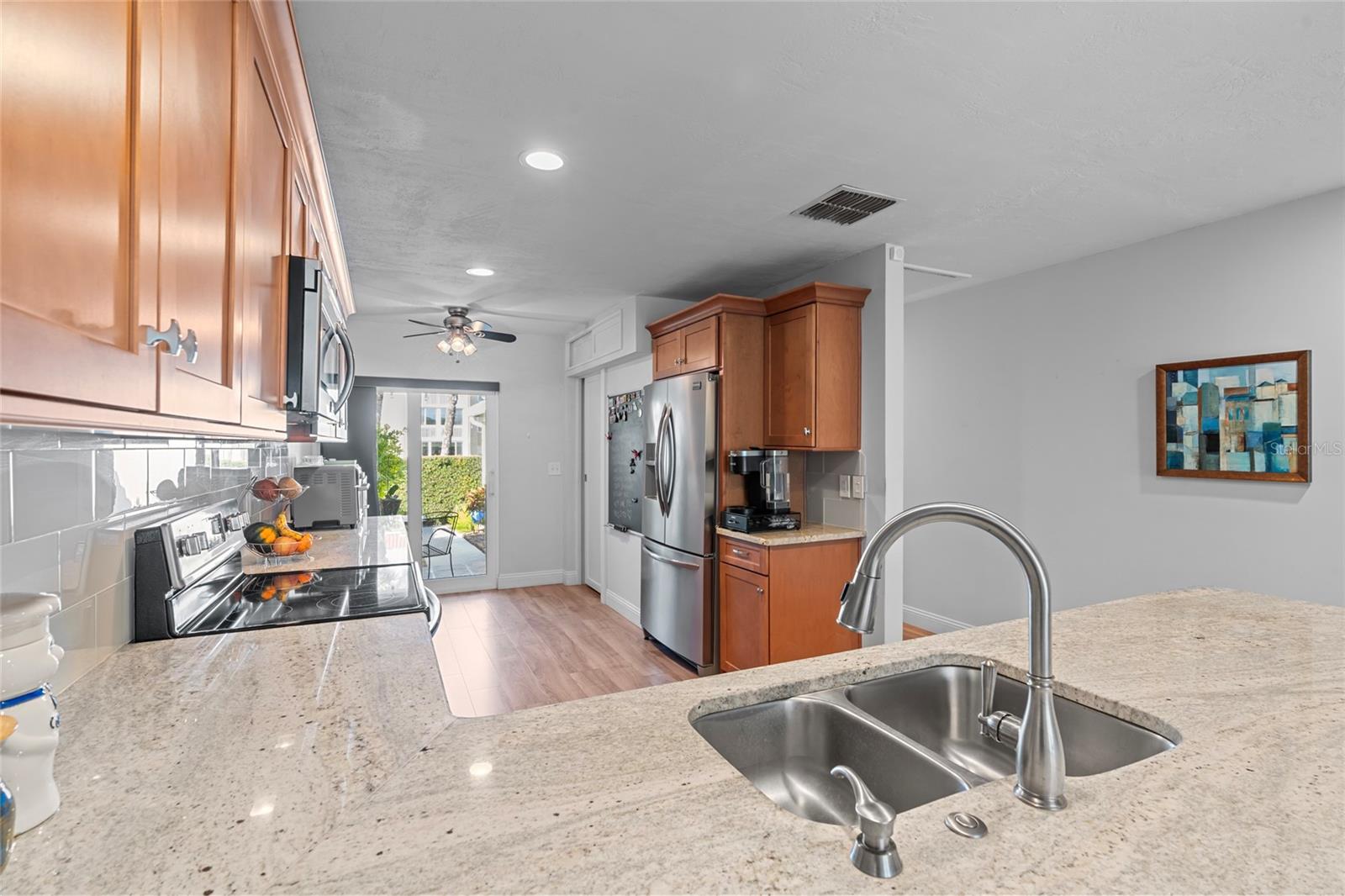 Updated Kitchen with granite countertops