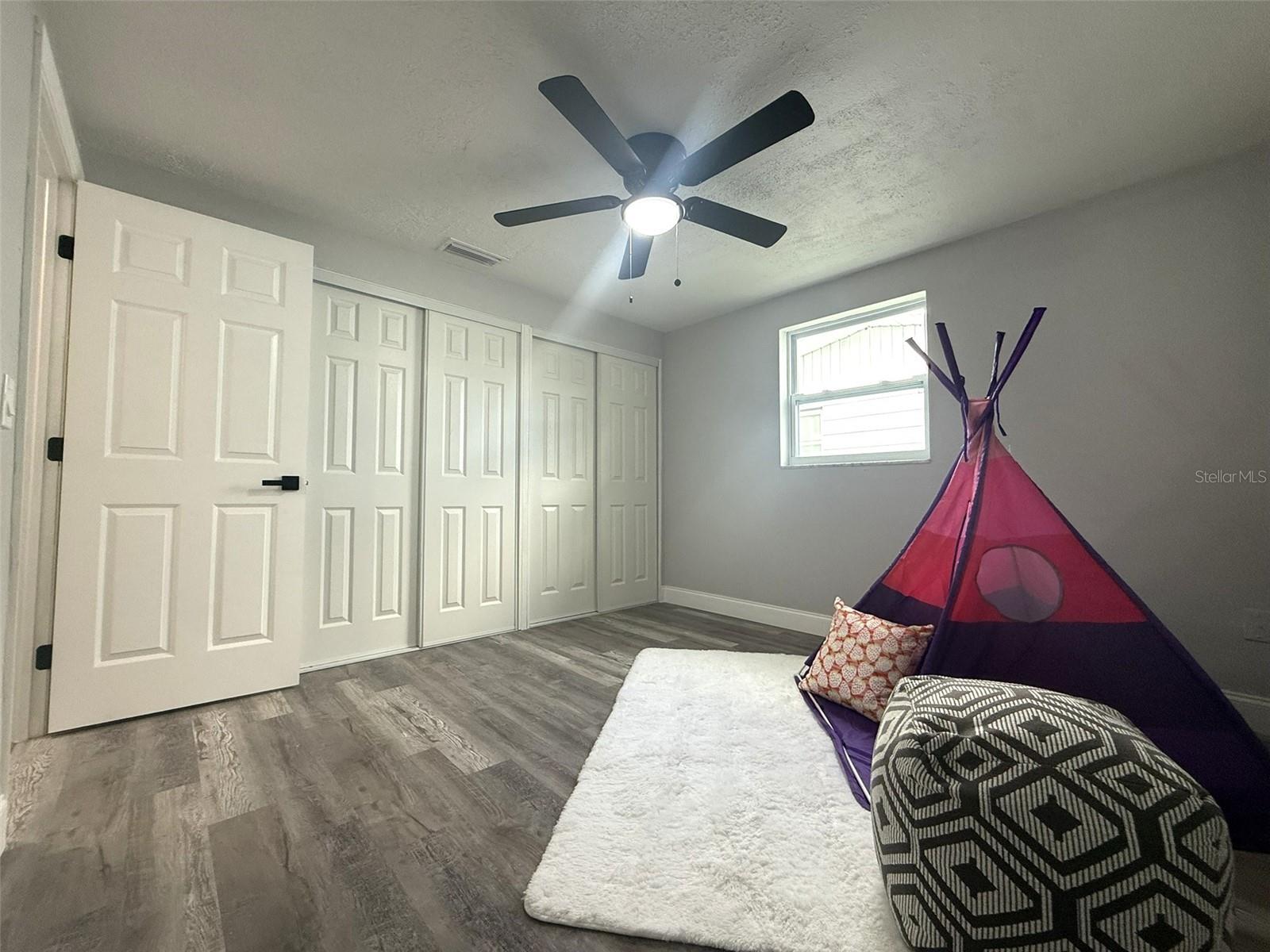 Bedroom #3 with Huge Closets