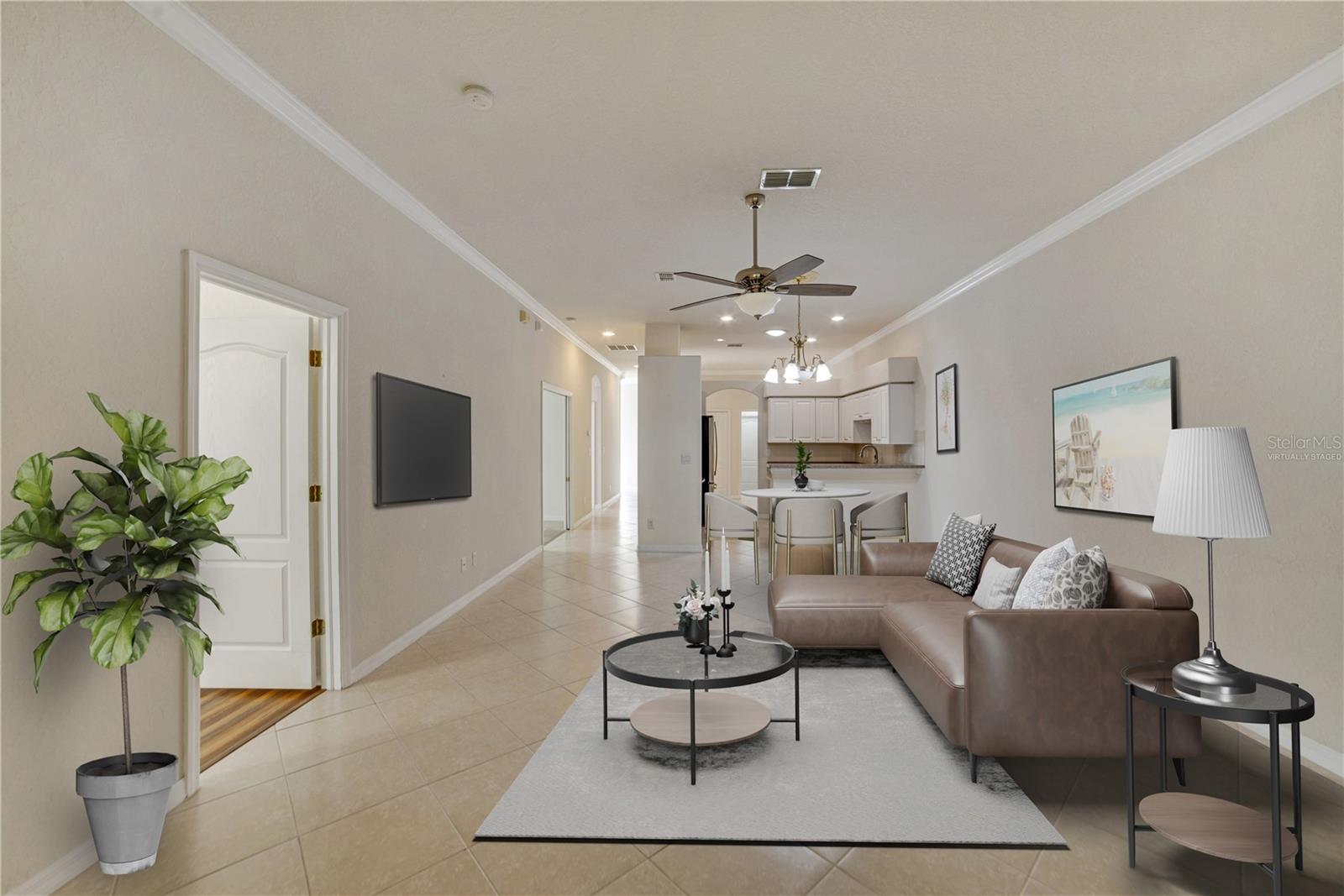 VIRTUALLY STAGED GREAT ROOM