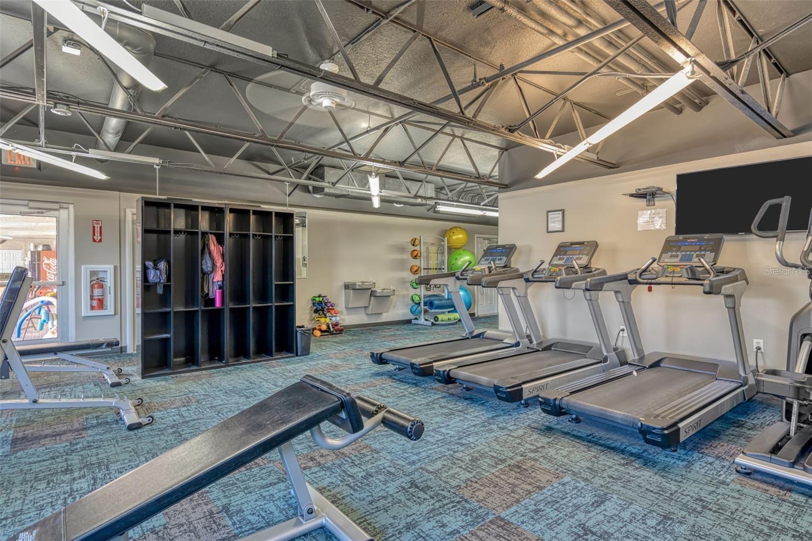NO EXCUSE FOR NOT EXERCISING.  STATE OF THE ART FITNESS CENTER IS IN THE CLUBHOUSE