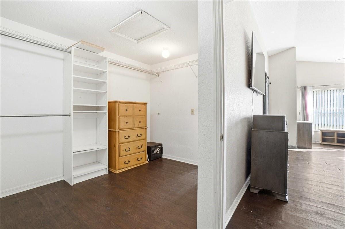 Primary LARGE walk-in closet