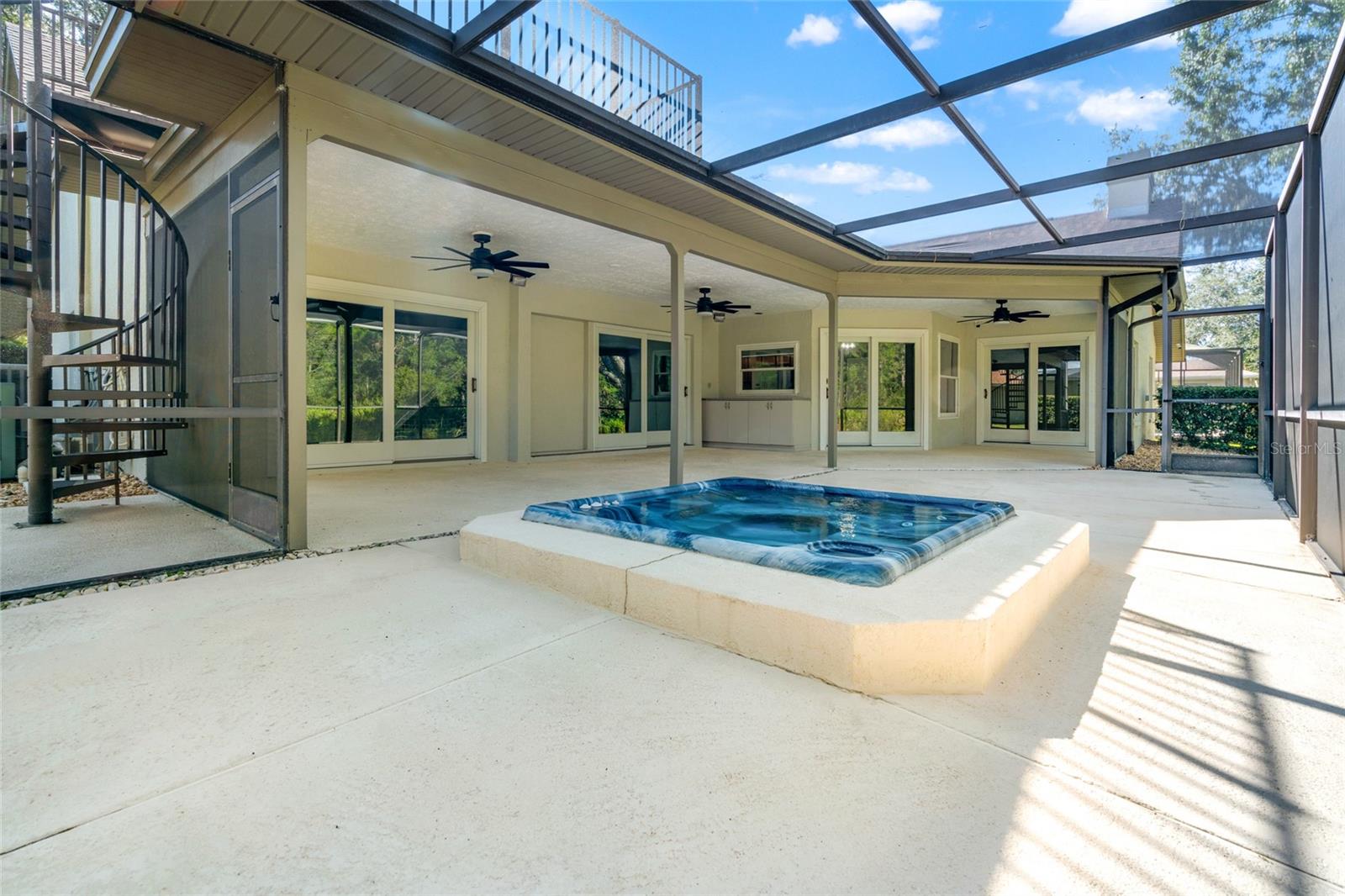 Inground Jacuzzi and Roof top deck