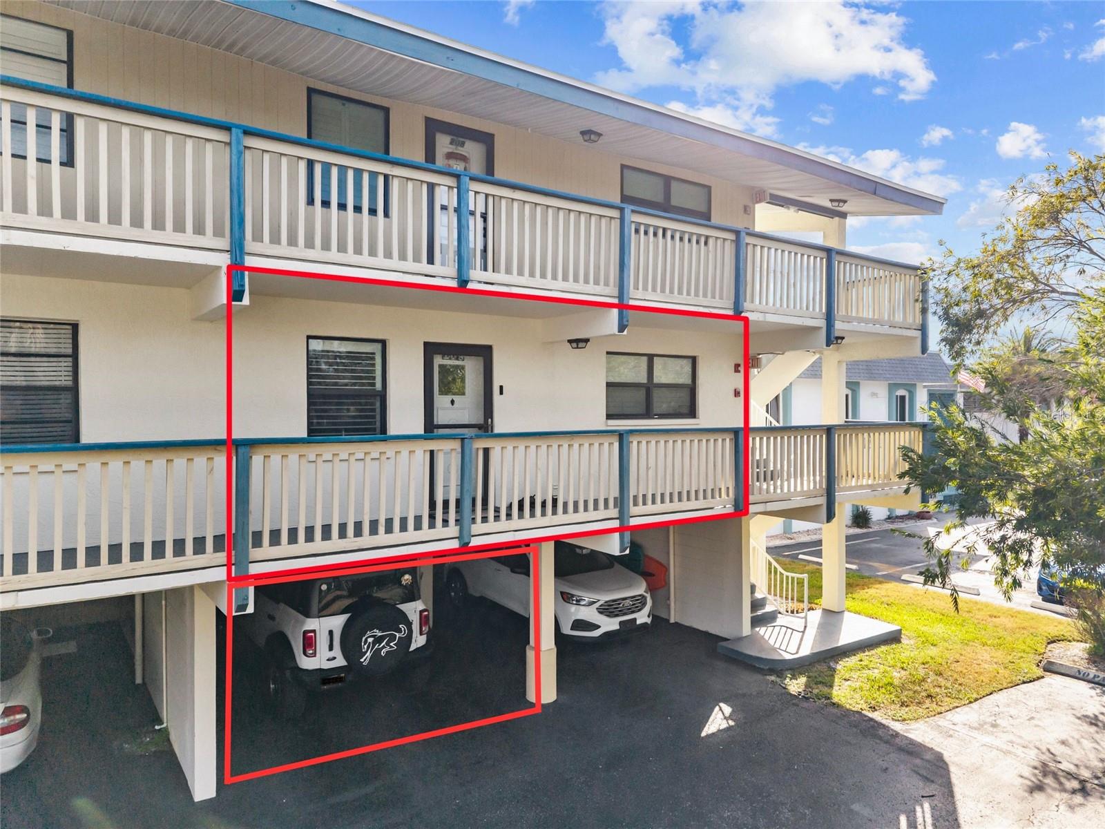 Covered, Assigned Carport Space!