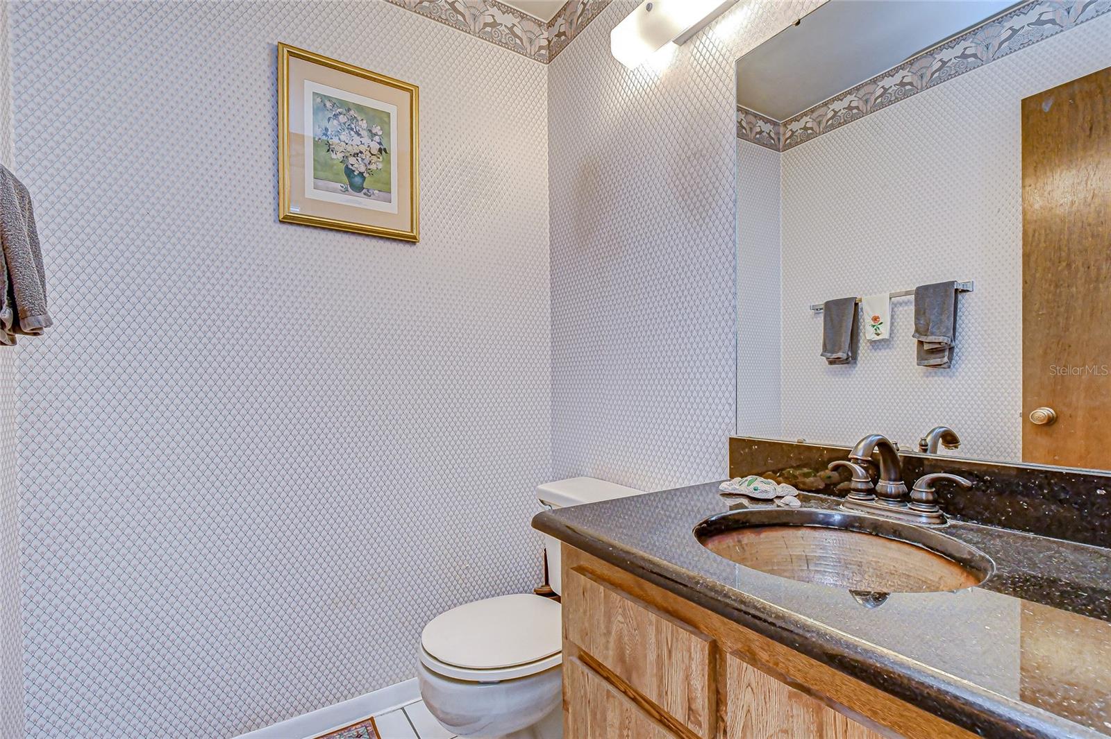 Half bath downstairs!