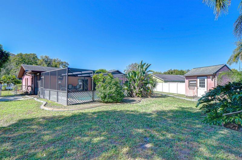 Big fully fenced Backyard