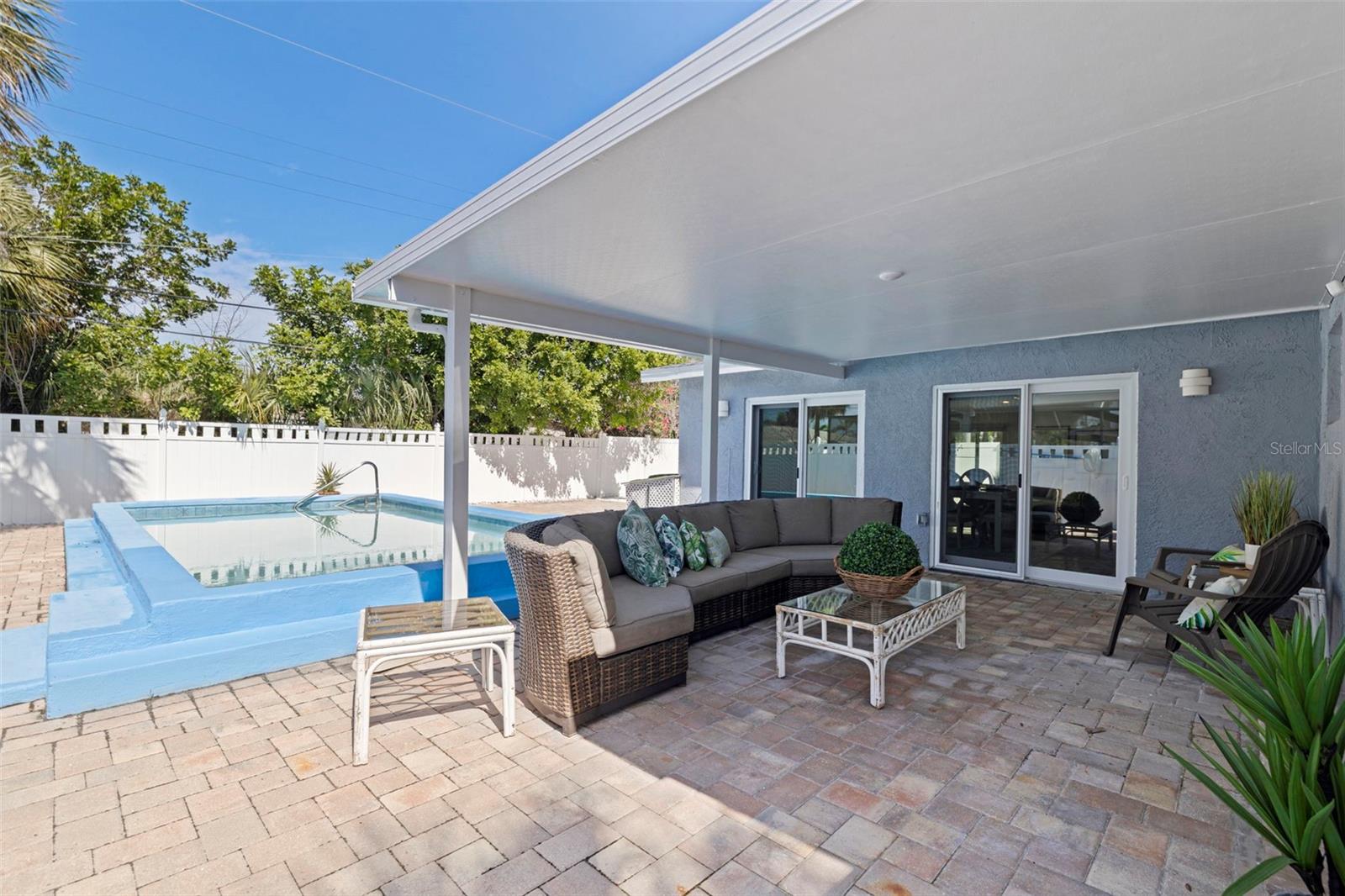Covered Patio off Family Room and Bedroom 3